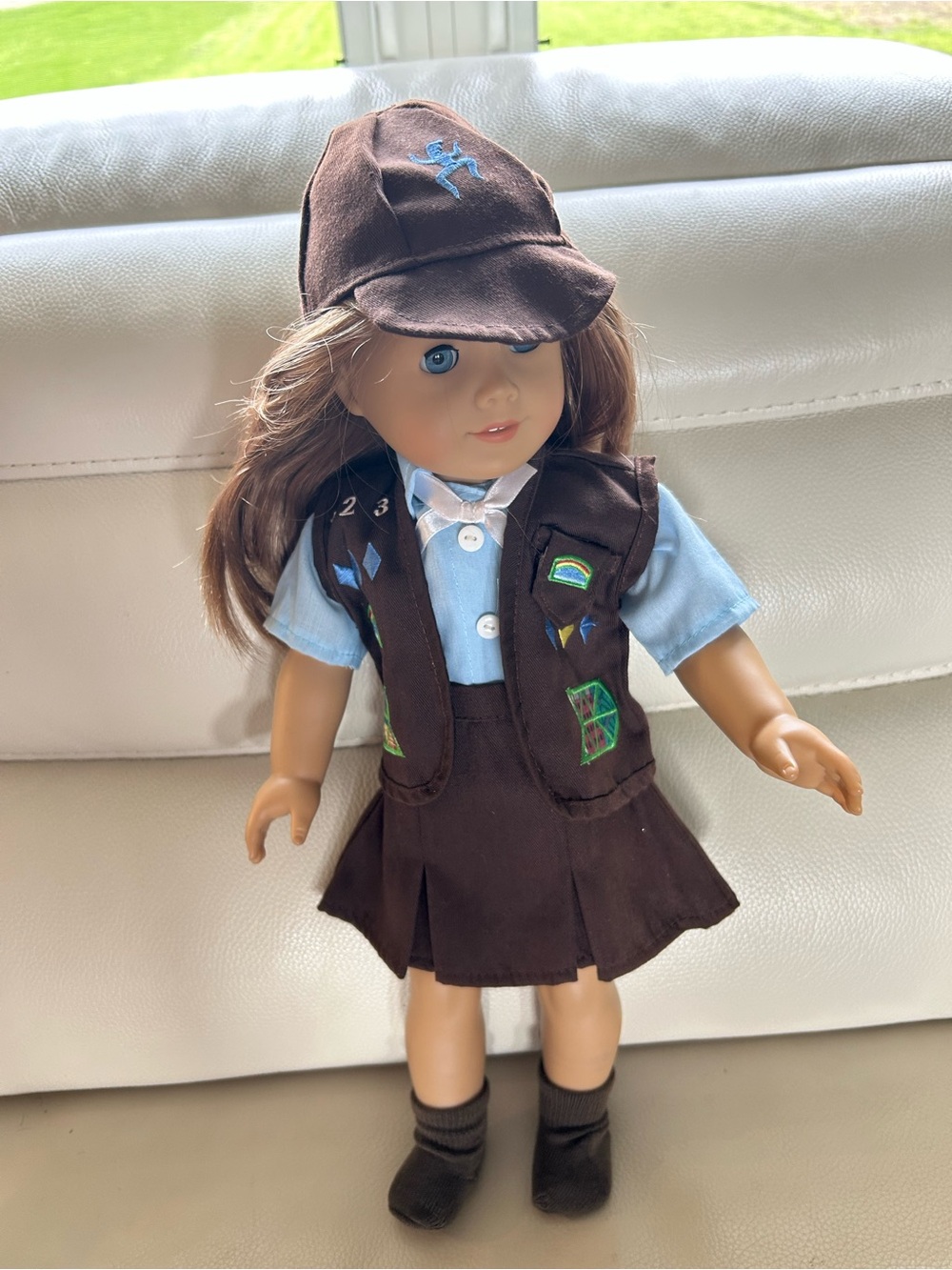 Brownie Scott uniform for 18” doll
